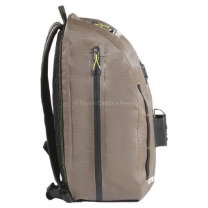 Rucsac Trabucco Seal Storm Sling Pack 20L – rucsac impermeabil tip sling, cu acces lateral rapid și organizare eficientă, ideal pentru spinning, street fishing și pescuit în mișcare.