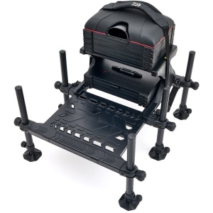 Scaun Modular Pescuit Stationar Daiwa Tournament 800 Seat Box, System 36 Black