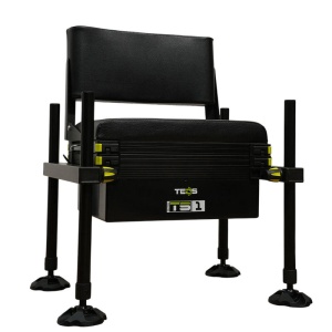 Scaun modular pescuit TEOS Seatbox TS1 D30 cu spătar