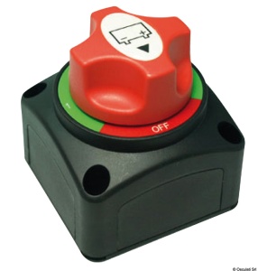Selector 2 Baterii Aplicat 12V/24V, 100A-1000A, ABS Gri