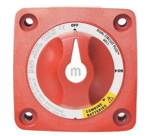 Selector Blue Sea m-Series Mini Dual Circuit Plus – Managementul energiei la nivel profesional, într-un format ultra-compact pentru siguranță deplină