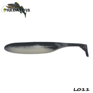 Shad 4Predators Finesse Impact 10cm Black-White