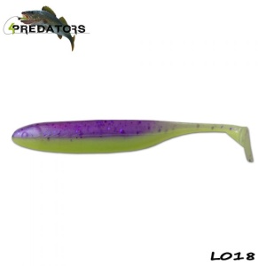Shad 4Predators Finesse Impact 10cm Purple - Yellow