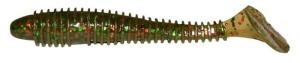 Shad Carp Zoom Predator-Z O Plus Ribbed Killer 7cm 5buc/plic Verde Inchis