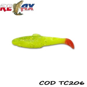 Shad Relax Diamond Tricolor 7.5cm 10buc/plic TC206
