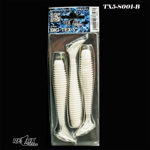 Shad Relax Texas Standard 12.5cm – acțiune amplă, vibrație puternică, paddle tail mare, ideal pentru știucă și șalău. Ambalaj 3 buc/plic.
