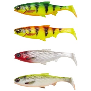 Shad Savage Gear 3D River Roach 10cm 10g Dark Water 4buc/plic - Img 2