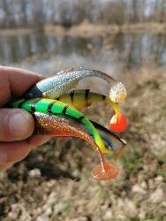 Shad Savage Gear Craft 7.2cm 2.6g 5buc/plic Green Silver - Img 5