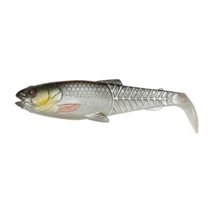 Shad Savage Gear Craft Cannibal Paddletail 8.5cm 7g 4buc/plic Green Silver