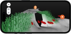 Deeper Smart Sonar CHIRP+ 4 – Puterea inteligenței artificiale și a scanării 3D, oferind cea mai clară fereastră către lumea subacvatică disponibilă astăzi.