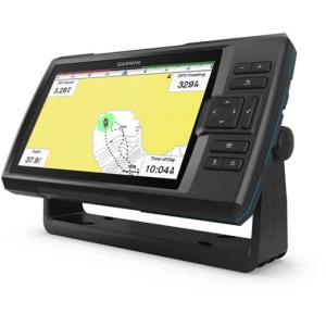 Garmin Striker Vivid 9SV fishfinder de 9 inch cu traductor GT52 și sonar CHIRP SideVü ClearVü pentru pescuit precis.