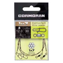 Struna Cormoran 1x7 30cm 30kg 2 buc/plic