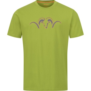 Tricou bărbătesc Blaser Argali Outline T Vivid Green – Design expresiv în nuanțe naturale vibrante, cu material hibrid pentru confort și uscare rapidă