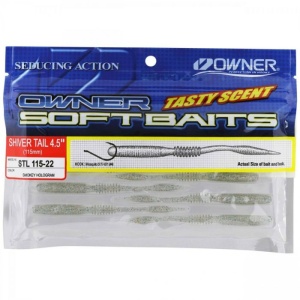 Vierme Owner Shiver Tail 11.5cm 10buc/plic 06 Watermelon Green - Img 3