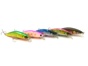 Vobler Jackall Tricoroll GT 56MD-F 5.6cm 4.3g Flash Green Background - Img 2