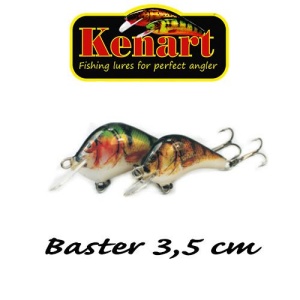 Vobler Kenart Baster 3.5cm 3g Sinking Rainbow Trout - Img 2
