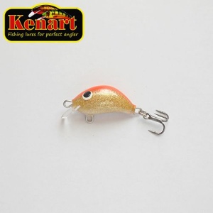 Vobler Kenart Hunter 3cm 3g sinking Orange Gold