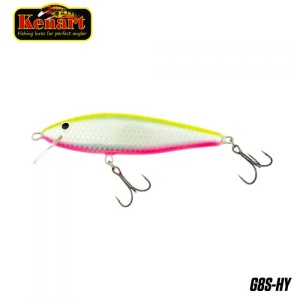 Vobler Kenart Twitching Glimer 8S 8cm 8g Hologram Yellow