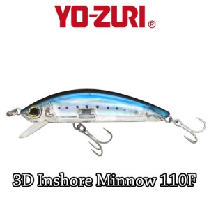 Vobler Yo-Zuri 3D Inshore Minnow 11cm 20g Floating C4 - Img 2