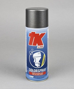 Tub spray vopsea tehnică pentru motoare inboard TK Line Colorspray 400ml rezistentă la coroziune marină - Yanmar Gri metalic