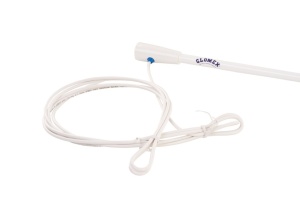 Antena VHF marina Glomex RA112 Classic Series 1.5m din fibra de sticla alba cu ferula filet 1"x14 si cablu coaxial 4.5m.