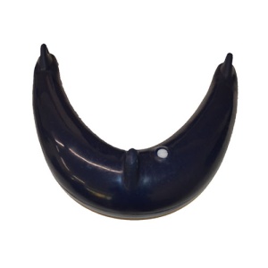 Balon de protecție prova EVAL în formă de V de culoare albastră, echipat cu trei ochiuri de ancorare pentru protecția etravei la acostare, rezistent la raze UV și mediul marin.
