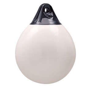 Balon Rotund Acostare și Semnalizare Alb Polyform Seria A, Vinil Monobloc Heavy Duty, Valvă V10, Modele A1 – A6
