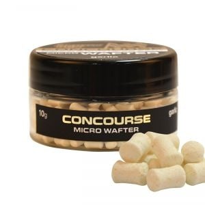 Benzar Micro Wafters Concourse – momeli micro solubile pentru method feeder, cu arome dulci, culori intense și echilibrare perfectă, dedicate pescuitului de competiție și finețe.