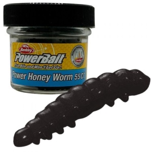 Berkley PowerBait Power Honey Worm 2.5cm Black