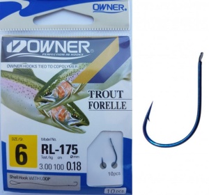 Carlige Legate Owner RL-175 60cm 10buc/plic