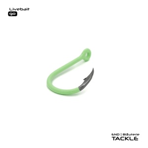 Cârlige Vagner Hook Livebait Go – Inovație pentru pescuitul modern la somn, cu vârf la 10 grade, ochet sudat și strat dublu luminescent pentru siguranță și eficiență maximă.