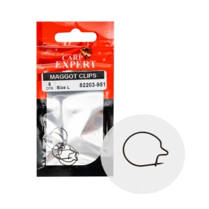 Clips Prindere Viermi Carp Expert Maggot Clips 5buc/plic