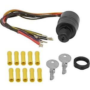 Contact Pornire Motor Sierra Magneto, 6 Fire cu Conectori, Push-to-Choke, OEM Mercury