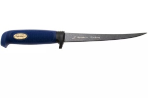 Cuțit Marttiini Martef Filleting 15 – Instrument profesional de filetat cu lamă flexibilă de 150mm, înveliș Martef anti-fricțiune și mâner ergonomic din cauciuc.