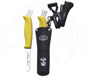 Cuțit Marttiini pentru Ciuperci, Oțel Inox, Mâner cu Perie, 185mm