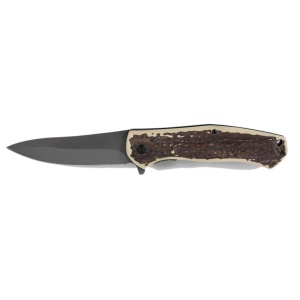 Cuțit Treesco Percussion, Oțel 420A, Imitație Corn, 100mm