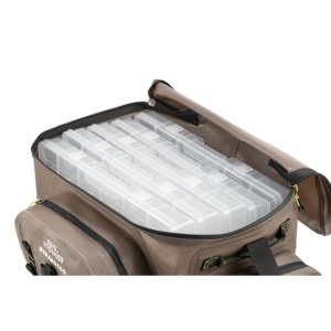 Geanta Trabucco Seal Storm Tackle Bag 35L – geantă de pescuit complet impermeabilă, cu organizare avansată și 5 cutii incluse, ideală pentru pescuit din barcă sau condiții dificile.