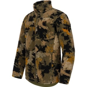 Jachetă de vânătoare din fleece călduros Blaser Silence Sherpa Jacket în camuflaj jacquard Silence Camo.