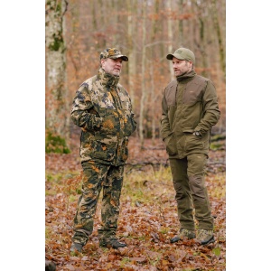 Jachetă impermeabilă și silențioasă de vânătoare bărbați Blaser Silence 2L Jacket Men în camuflaj Silence Camo.