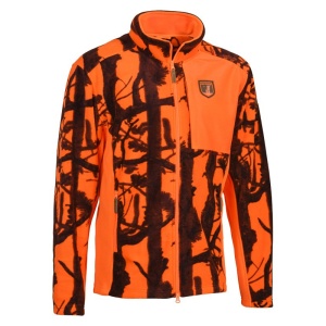 Jachetă polar vânătoare Percussion Norway Ghost Camo Blaze Black