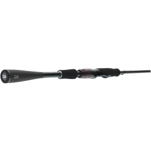 Lanseta spinning Daiwa Tournament AGS Solid Spin 1.95m 4-18g detaliu inele AGS carbon si varf plin.