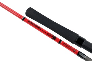 Lansetă Sportex Jolokia Cat Vertical 1.75m 150–300g – concepută pentru pescuitul modern la somn în vertical, cu blank Toray ultra-rezistent și ergonomie perfectă pentru drilluri extreme