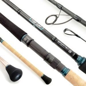 Lansetă Sportex TOP Cat CS-2 Boat pentru pescuitul la somn din barcă, cu blank Toray Carbon, vârf sensibil, putere 150–300g și control maxim sub barcă