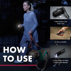 Lanterna 200 Lumeni 2-in-1 Cu Electrosoc Sabre - Img 4