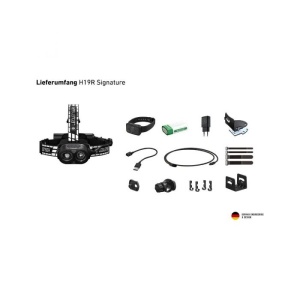 Lanterna frontală Ledlenser H19R Signature 4000 lumeni cu Fusion Beam