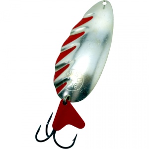 Lingura Oscilanta Misu Argintata Frunza Mare 15g