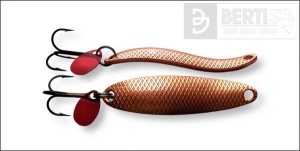 Lingurita Oscilanta Berti Taifun Nr.1 53mm 9g Patrate Cupru