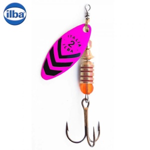 Lingurita rotativa Ilba Lungo Fluo Pink Fluo/Black Nr1 3g