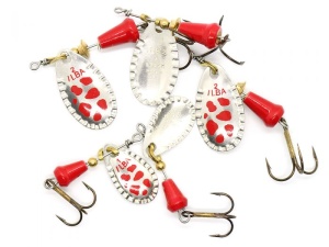 Lingurita Rotativa Ilba Spark Classic Silver/Red Nr 2 5.5g - Img 5