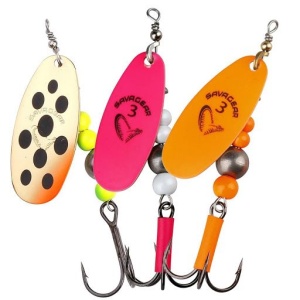 Lingurita rotativa Savage Gear Caviar Nr3 9.5g Fluo Yellow Chartreuse - Img 3